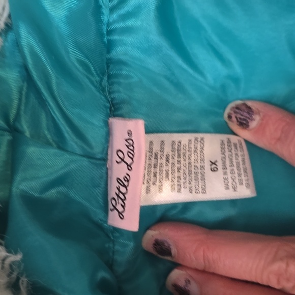 Vest turquoise in color size 6x. - Picture 2 of 5